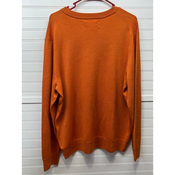 Hudson North Merino Wool V-Neck Sweater Size L - Picture 4 of 11